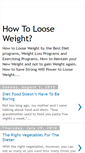 Mobile Screenshot of loose-extra-weight.blogspot.com