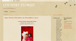 Desktop Screenshot of countryflorist.blogspot.com