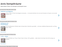 Tablet Screenshot of annis-stempeltraeume.blogspot.com