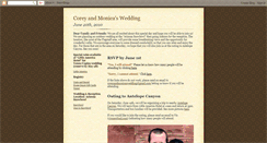 Desktop Screenshot of coreyandmonicaswedding.blogspot.com