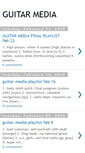 Mobile Screenshot of guitar-media.blogspot.com