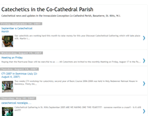 Tablet Screenshot of catechetics-cocathedral.blogspot.com