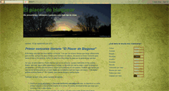 Desktop Screenshot of elplacerdebloguear.blogspot.com