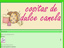 Tablet Screenshot of cositasdedulcecanela.blogspot.com