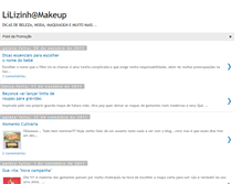 Tablet Screenshot of lilizinhamakeup.blogspot.com