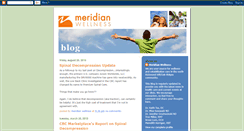 Desktop Screenshot of blogmeridianwellness.blogspot.com