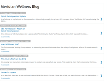 Tablet Screenshot of blogmeridianwellness.blogspot.com