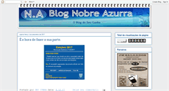 Desktop Screenshot of nobreazurra.blogspot.com