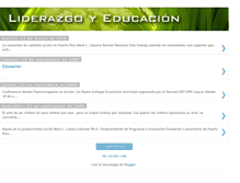 Tablet Screenshot of liderazgoyeducacion.blogspot.com