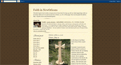 Desktop Screenshot of faithinneworleans.blogspot.com