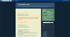 Desktop Screenshot of ccie-practice-demand.blogspot.com