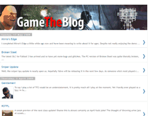Tablet Screenshot of gametheblog.blogspot.com