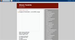 Desktop Screenshot of binarytendrils.blogspot.com