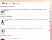 Tablet Screenshot of lianahee.blogspot.com