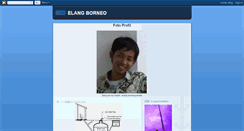 Desktop Screenshot of elangborneo.blogspot.com