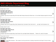 Tablet Screenshot of bhs-athletics.blogspot.com