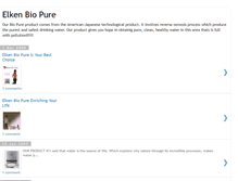 Tablet Screenshot of elkenbiopure.blogspot.com