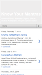 Mobile Screenshot of know-your-mantras.blogspot.com