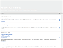 Tablet Screenshot of know-your-mantras.blogspot.com