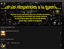 Tablet Screenshot of delashesperidesalaguerra.blogspot.com