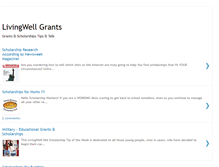 Tablet Screenshot of livingwellgrants.blogspot.com