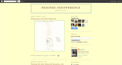 Desktop Screenshot of mj-feignedindifference.blogspot.com