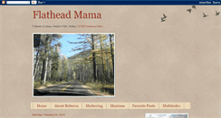 Desktop Screenshot of flatheadmama.blogspot.com
