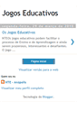 Mobile Screenshot of jogoseducativosnte2010.blogspot.com