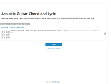 Tablet Screenshot of guitarlovesongs.blogspot.com