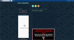 Desktop Screenshot of correguachin-gonza.blogspot.com