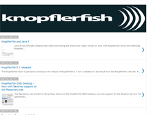 Tablet Screenshot of knopflerfish.blogspot.com