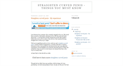 Desktop Screenshot of penis-curved-straighten.blogspot.com