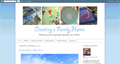 Desktop Screenshot of creatingafamilyhome.blogspot.com