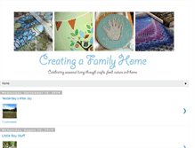 Tablet Screenshot of creatingafamilyhome.blogspot.com