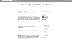 Desktop Screenshot of carboncatalysts.blogspot.com
