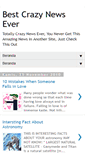 Mobile Screenshot of best-crazy-news.blogspot.com