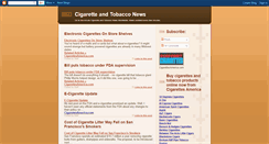 Desktop Screenshot of cigarettenews.blogspot.com