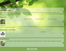 Tablet Screenshot of jardinbotanicotietar.blogspot.com