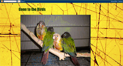 Desktop Screenshot of gone-to-the-birds.blogspot.com