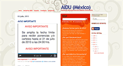 Desktop Screenshot of aidu-mexico.blogspot.com