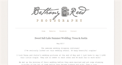Desktop Screenshot of bethanyreedphotography.blogspot.com