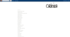 Desktop Screenshot of cakies-goodreads.blogspot.com