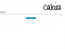 Tablet Screenshot of cakies-goodreads.blogspot.com