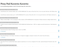 Tablet Screenshot of filipinopodcasts.blogspot.com