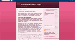 Desktop Screenshot of kenyanlady-enterprenuer.blogspot.com