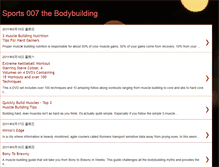 Tablet Screenshot of bodybuilding-007.blogspot.com