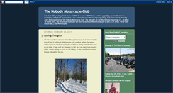 Desktop Screenshot of nobodymotorcycleclub.blogspot.com
