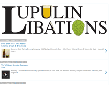 Tablet Screenshot of lupulinlibations.blogspot.com