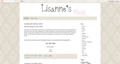 Desktop Screenshot of lisannesxblog.blogspot.com