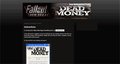 Desktop Screenshot of newvegasdeadmoney.blogspot.com